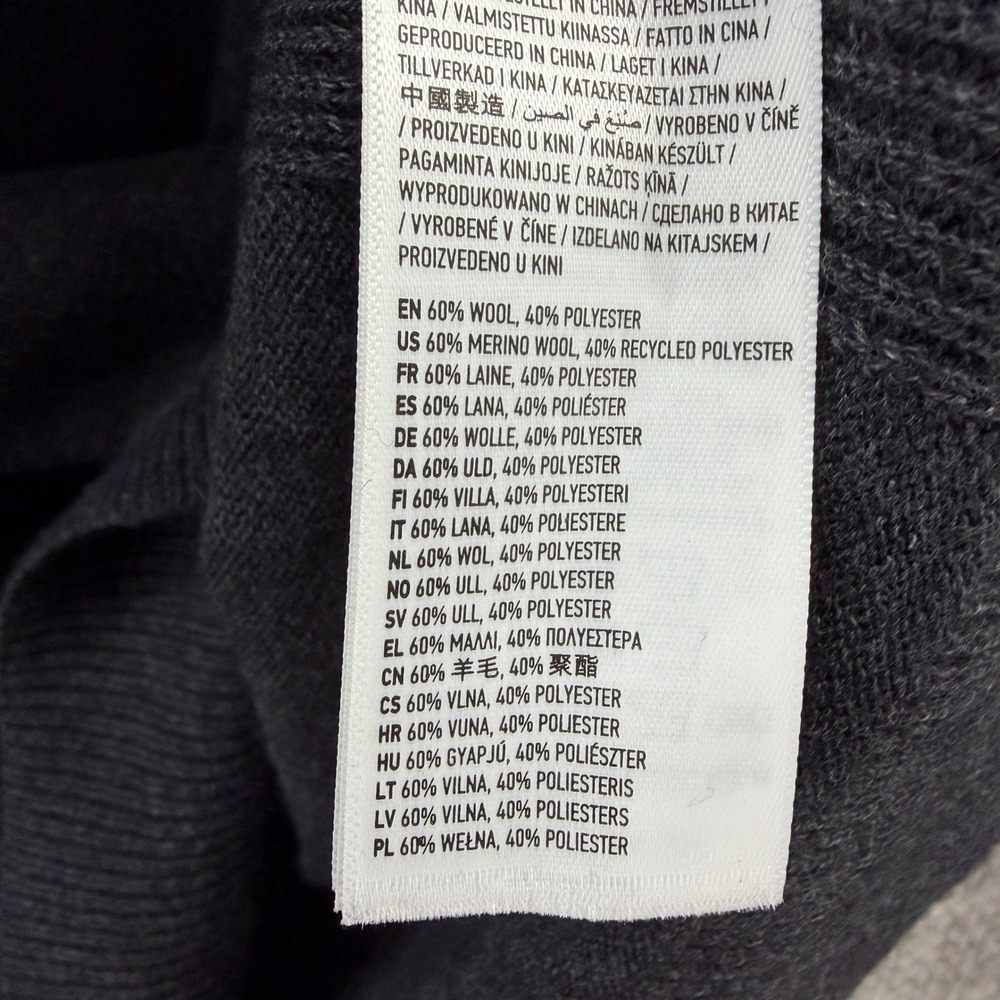 Royal Robbins Westlands Funnel Neck Sweater Charcoal Gray Merino Wool Womens S - Picture 6 of 11